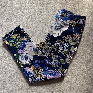 Chico’s Floral Briquette Ankle Pant